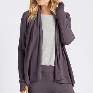 UGG Gillian Cardigan Button Wrap Front Nightfall Gray
